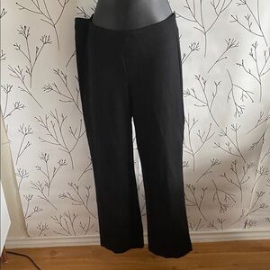 Classic Black Straight Leg Women's Pants
